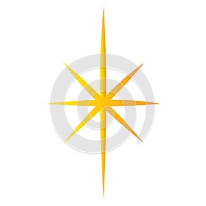 Christmas star icon