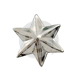 Christmas star isolated