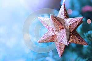 Christmas star ornament - Abstract colors