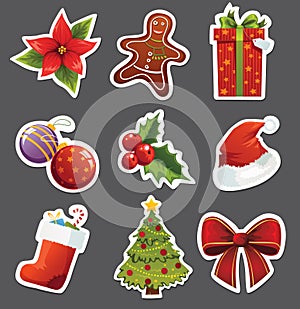 Christmas stickers photo