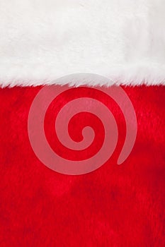 Christmas stocking as background