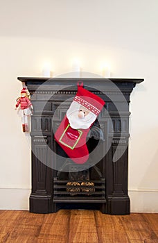 Christmas stocking for santa