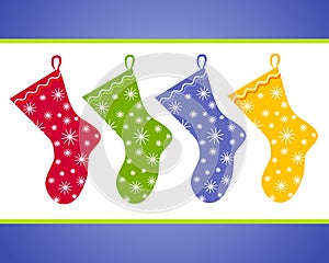 Christmas Stockings Clip Art