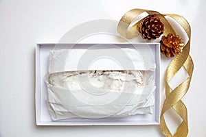 Christmas stollen seasonal Christmas festive pastry dessert