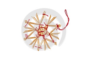Christmas straw star