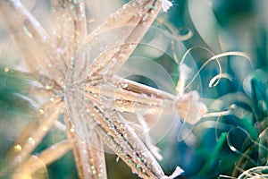 Christmas straw star