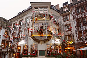 Christmas street in Strasbourg, Alsace, France