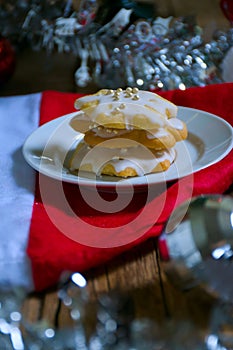 Christmas sugar cookies.