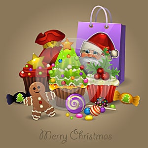 Christmas sweets and presents