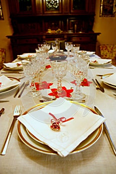 Christmas table