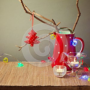 Christmas table decorations