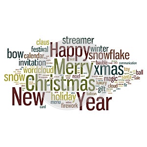 Christmas Tag Cloud photo