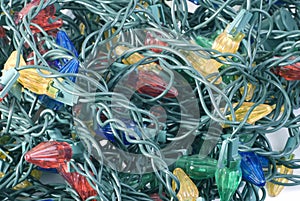 Christmas Tangled Mess of Lights