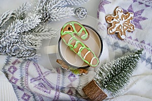 Christmas    tasty     brown   decor  delicious    milk y home a cup of coffee festive comfort