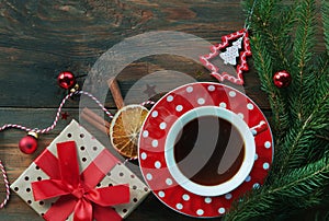 Christmas tea background