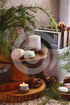 Christmas tea and books