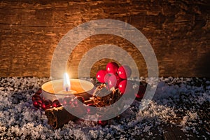 Christmas Tealight Candle Card