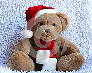 Christmas teddy-bear