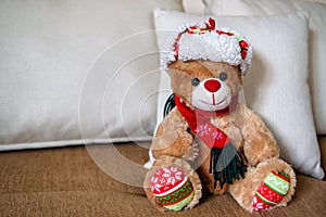 Christmas teddy bear