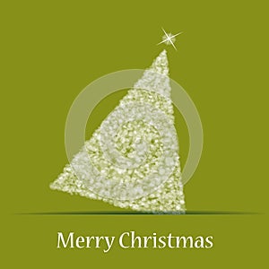 Christmas theme with christmas tree