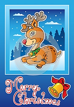 Christmas theme greeting card 3