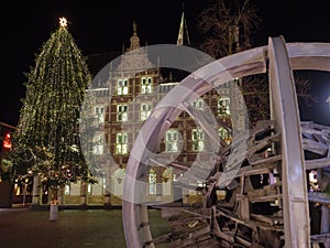 Christmas time in the city of bocholt photo