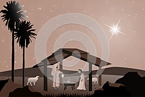 Christmas time - Nativity scene