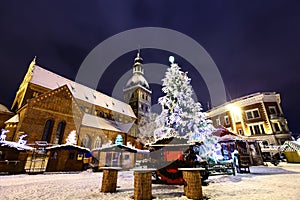 Christmas time in Old Riga, Latvia