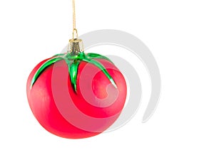 Christmas Tomato Ornament 1