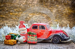 Christmas toy car