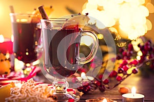 Christmas traditional mulled wine