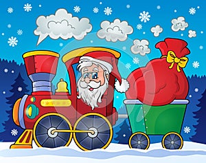 Christmas train theme image 2