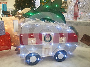 Christmas Travel trailer
