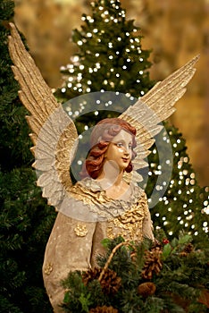 Árbol de navidad a ángel 