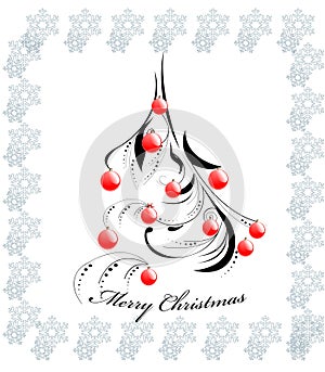 Christmas tree background