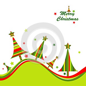 Christmas tree background