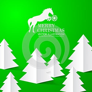 Christmas tree background