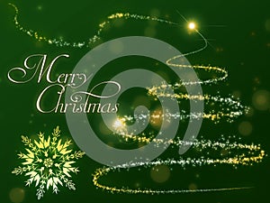 Christmas tree background