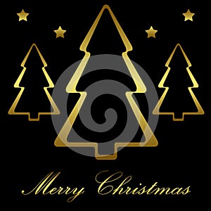 Christmas tree, Background, Holidays