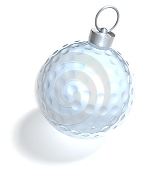 Christmas tree ball golfball