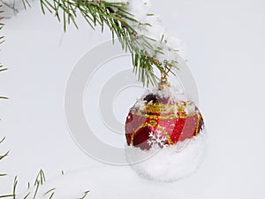 Christmas Tree Ball - Stock Photo