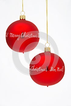 Christmas Tree Balls - Weihnachtskugeln