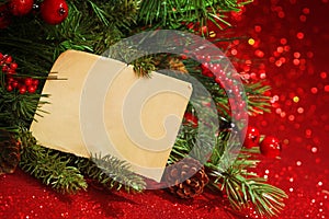 Christmas tree banches