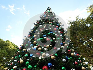 Christmas tree, Bayside Marketplace, Miami, FL, USA