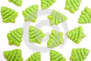 Christmas tree biscuits