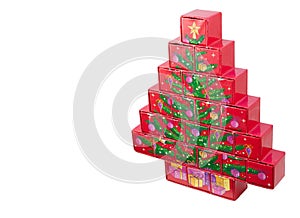 Christmas tree box surprise
