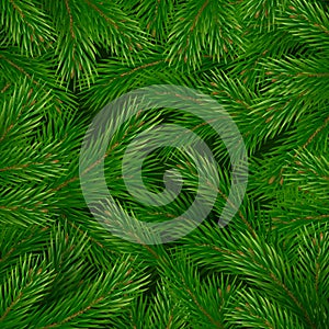 Christmas tree branches pattern