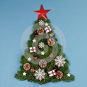 Christmas tree card