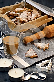 Christmas tree cookies