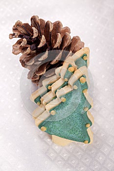 Christmas tree cookies